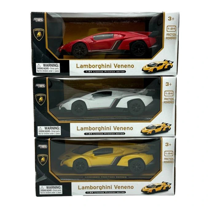 1:24 LAMBORGHINI CAR ASSORTED FRICTION POWERED