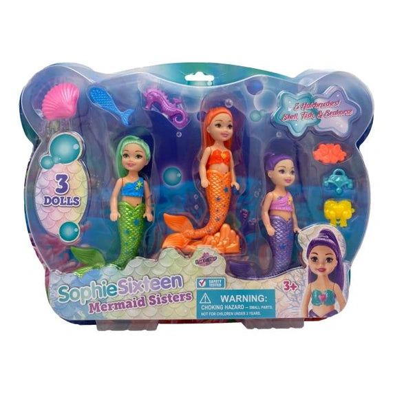 3 PC SOPHIE MERMAID SISTERS