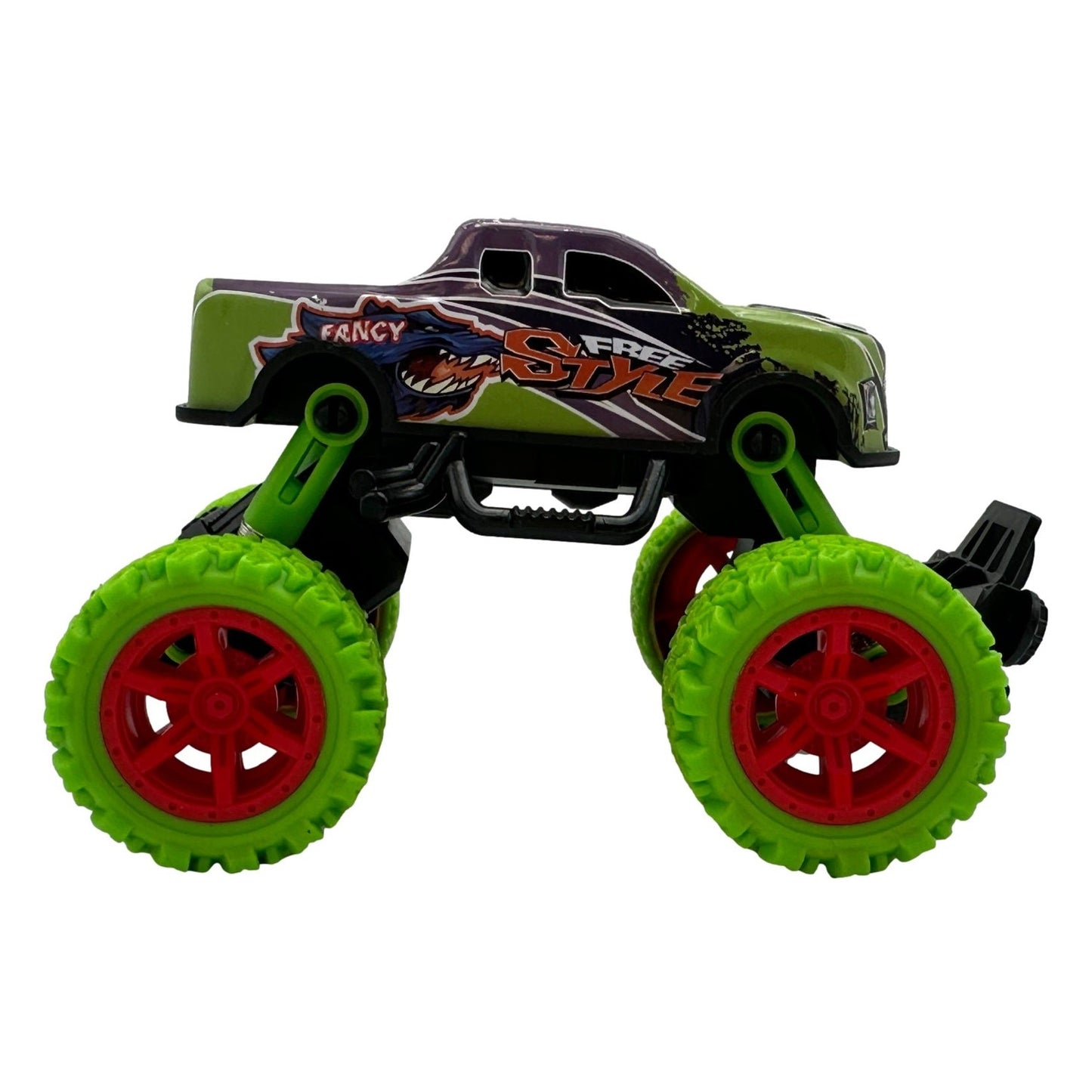 3 PC SHOCK MONSTER TRUCKS PULL BACK ACTION