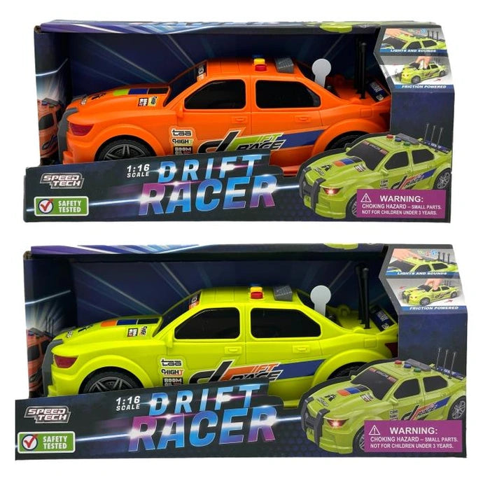 1:16 DRIFT RACER FRICTION POWERED ASSORTED