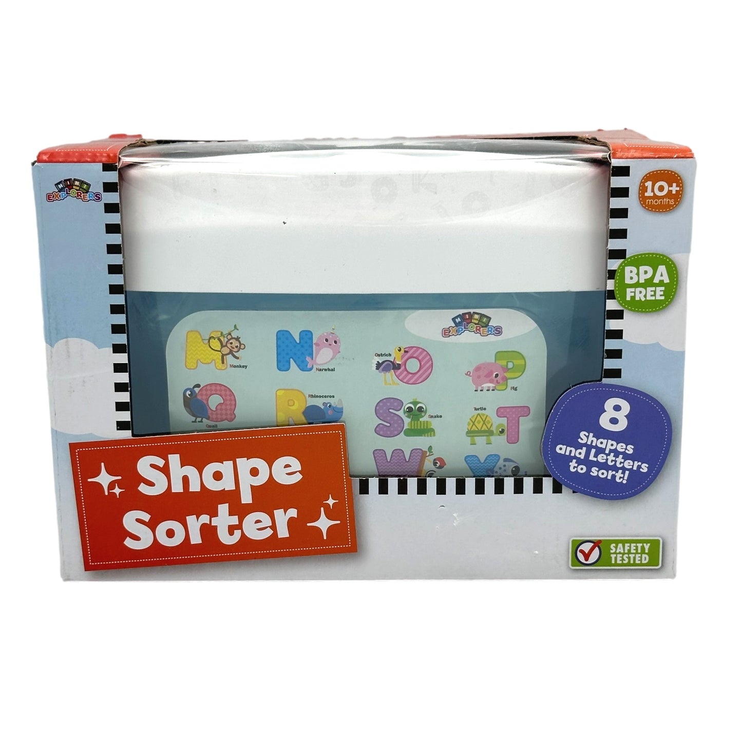 SHAPE SORTER BUCKET ASSORTED