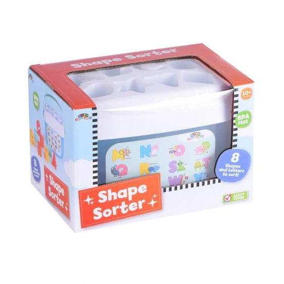 SHAPE SORTER BUCKET ASSORTED