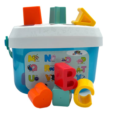 SHAPE SORTER BUCKET ASSORTED