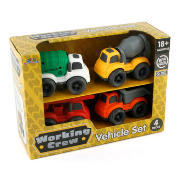 4 PC VEHICLE SET ASSORTED