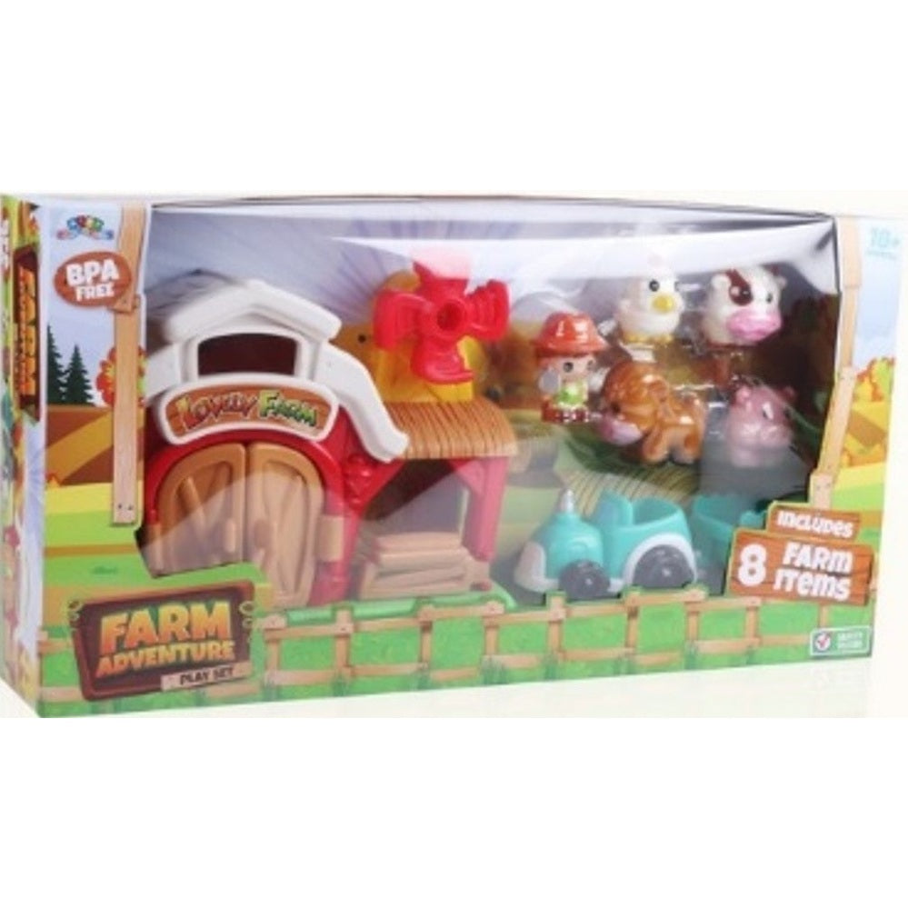 8 PC FARM ADVENTURE PLAY SET