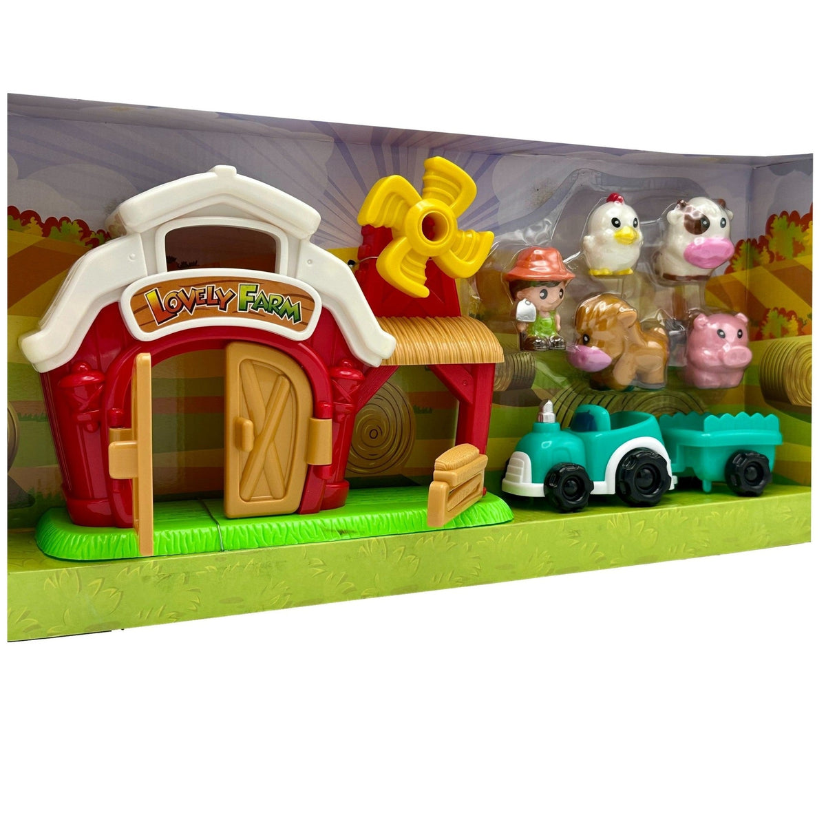 Farm Hasbro 8 PC FARM ADVENTURE PLAY SET – HDI Wholesale