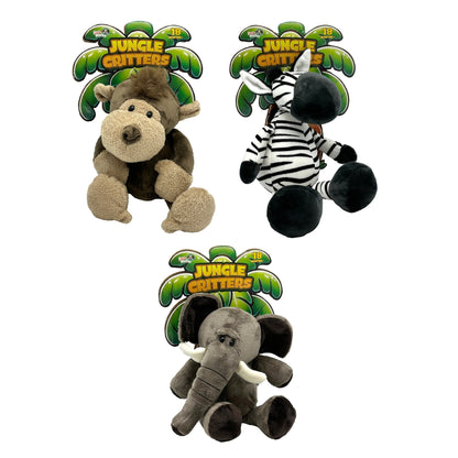 12 IN SAFARI PLUSH ASSORTED