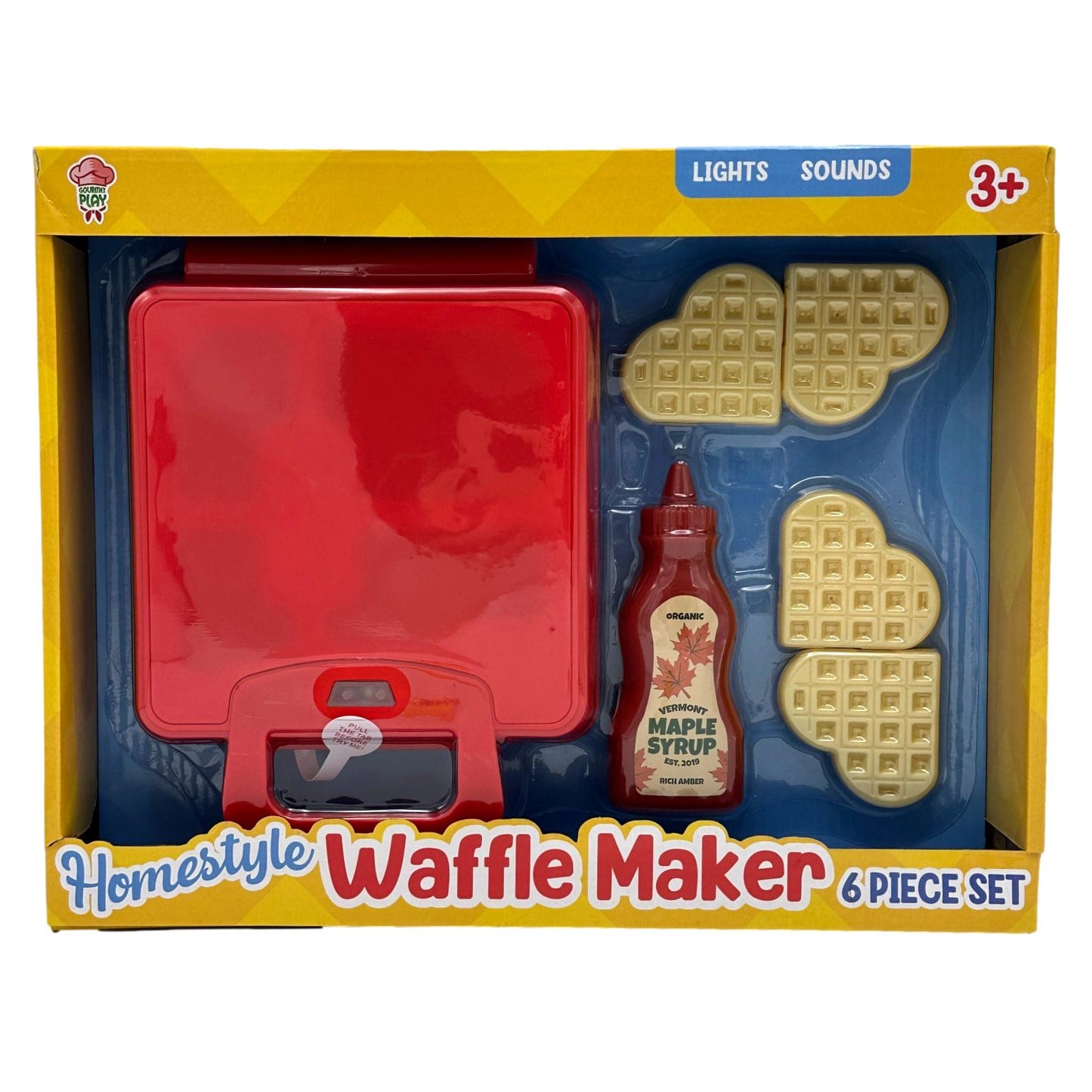 6 PC HOMESTYLE WAFFLE MAKER SET