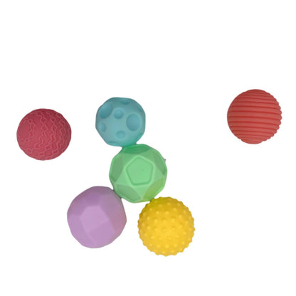 6 PK SENSORY TEXTURED BALLS