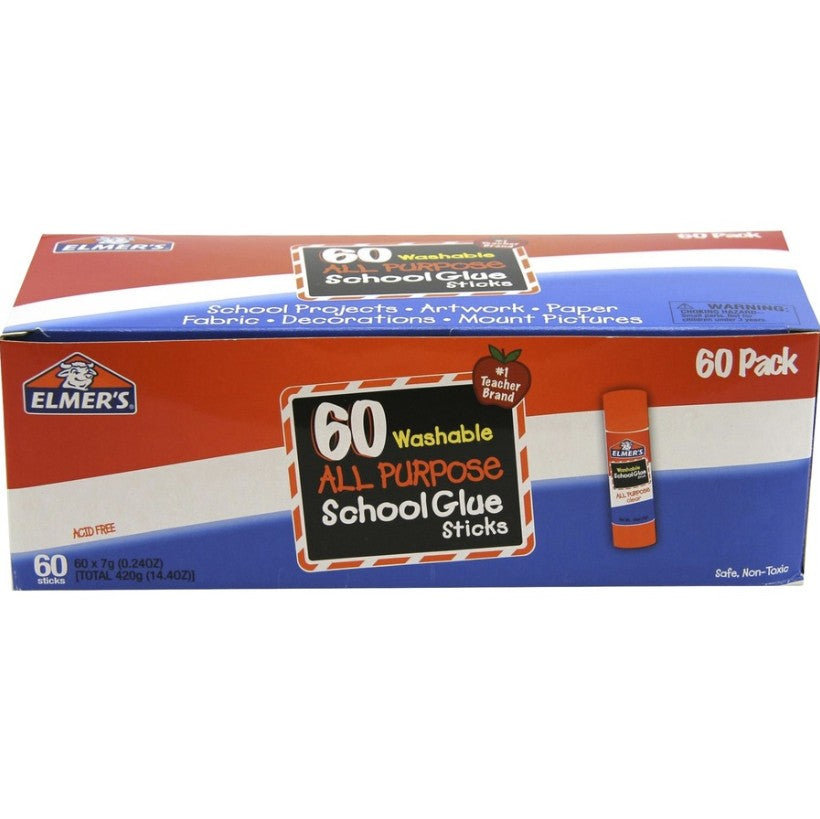 60 CT ELMERS 0.24 OZ GLUE STICKS
