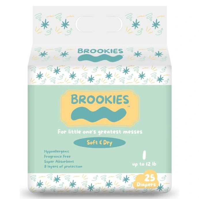 25 CT SIZE 1 BABY DIAPERS FOR UP TO 12 LBS