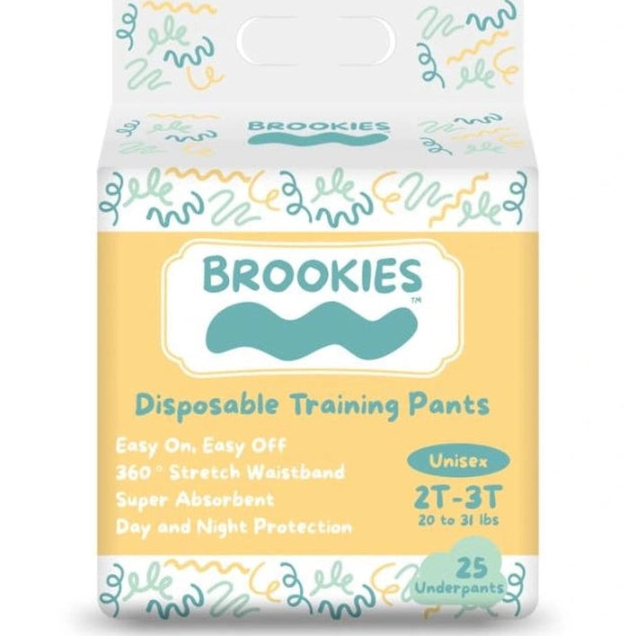 25 CT 2T-3T TRAINING PANTS FOR 20 TO 30 LBS