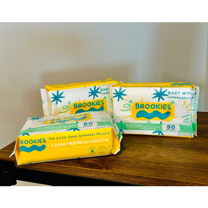 80 CT BABY WIPES WITH ALOE