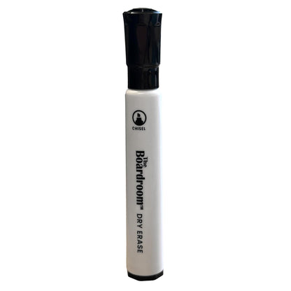SINGLE BROAD BLACK DRY-ERASE MARKER CHISEL TIP