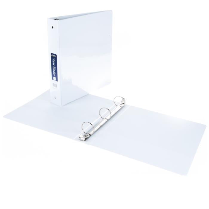 1.5 IN WHITE 3-RING BINDER