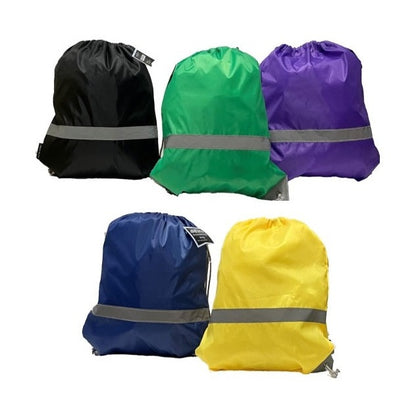 DRAWSTRING NYLON BAG 12 X 16 IN ASSORTED