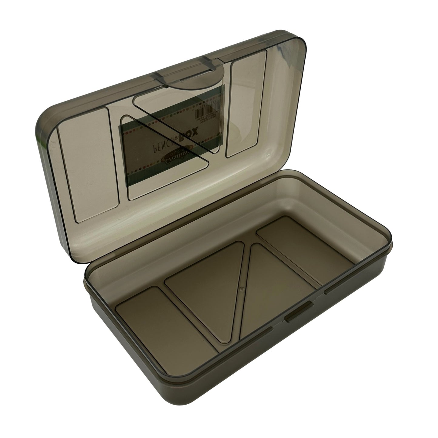 TRANSPARENT PENCIL BOX ASSORTED