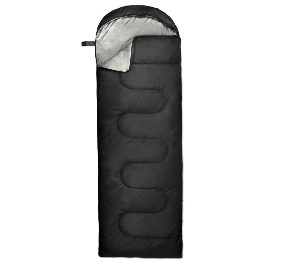 DELUXE SLEEPING BAG WITH STUFF SACK ASSORTED