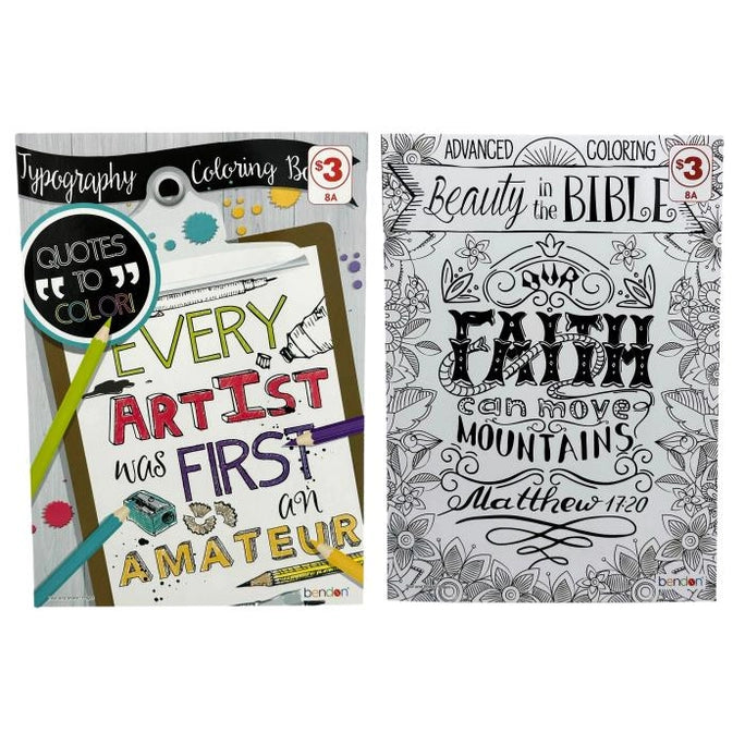ADULT ADVANCED COLORING BOOKS ASSORTED