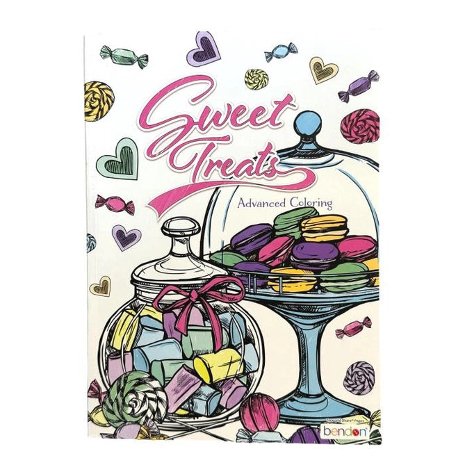 SWEET TREATS ADVANCED COLORING BOOK