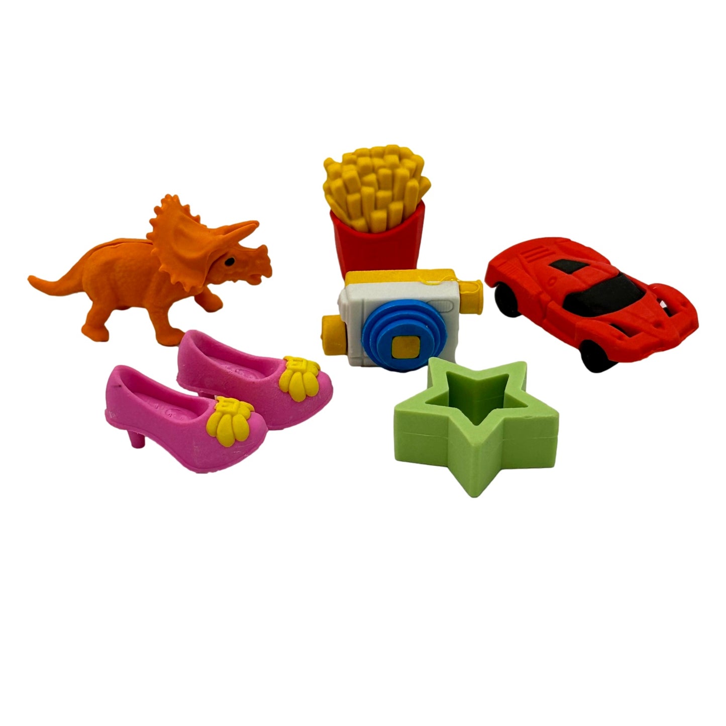 25 PC 3D ERASER SET ASSORTED