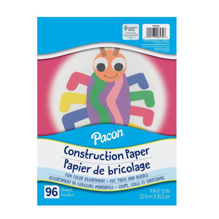 CONSTRUCTION PAPER 96 SHEET 9 X 12 IN