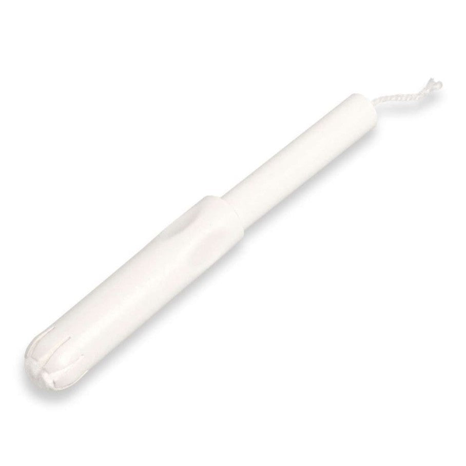 Tampon with applicator.

