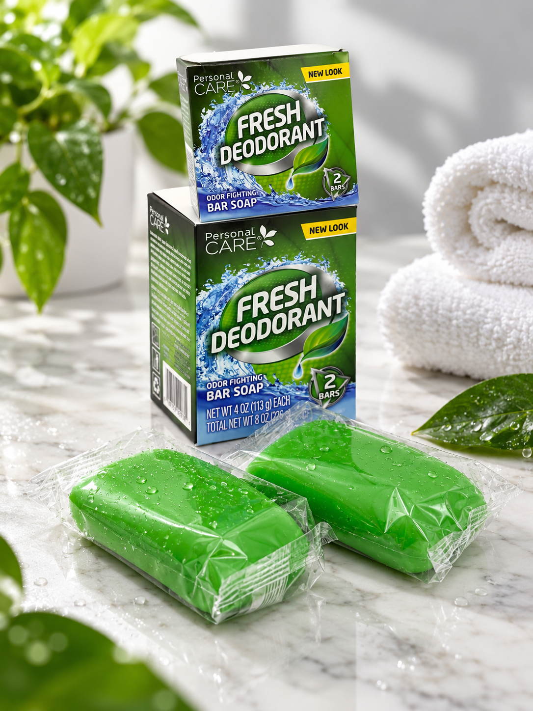 2 PK 3 OZ FRESH DEODORANT SOAP