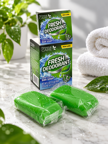 2 PK 3 OZ FRESH DEODORANT SOAP
