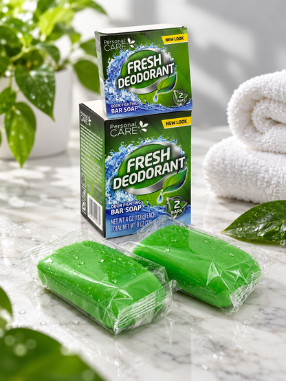 2 PK 3 OZ FRESH DEODORANT SOAP
