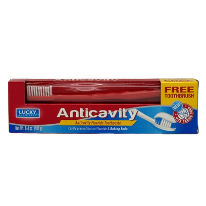 CEPILLO DE DIENTES Y PASTA DENTAL ANTICARIES DE 6.4 OZ