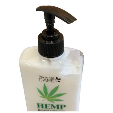 13.5 OZ HEMP BODY LOTION IN PUMP BOTTLE