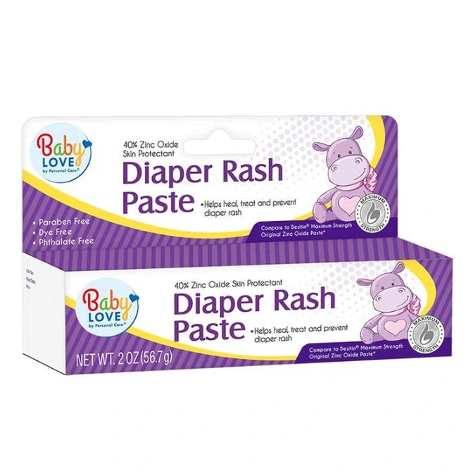 2 OZ DIAPER RASH PASTE 40% ZINC OXIDE SKIN PROTECTANT