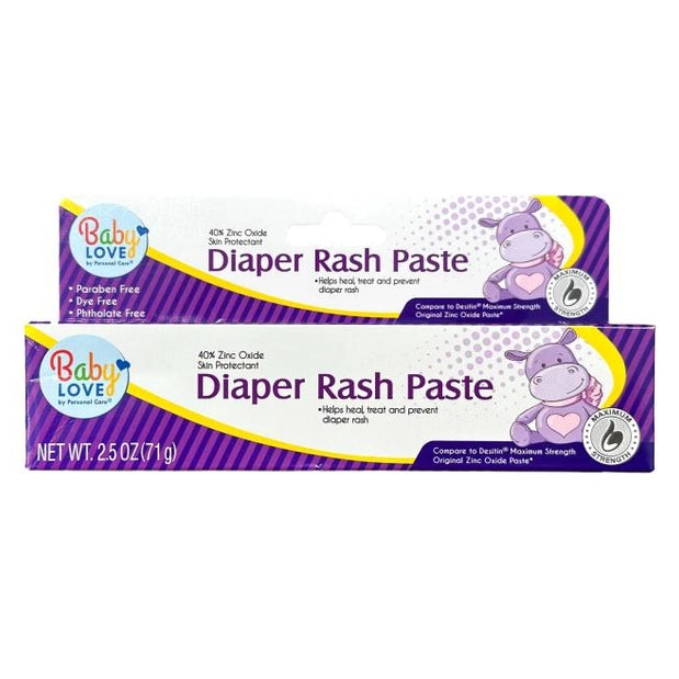 2.5 OZ DIAPER RASH PASTE 40% ZINC OXIDE SKIN PROTECTANT