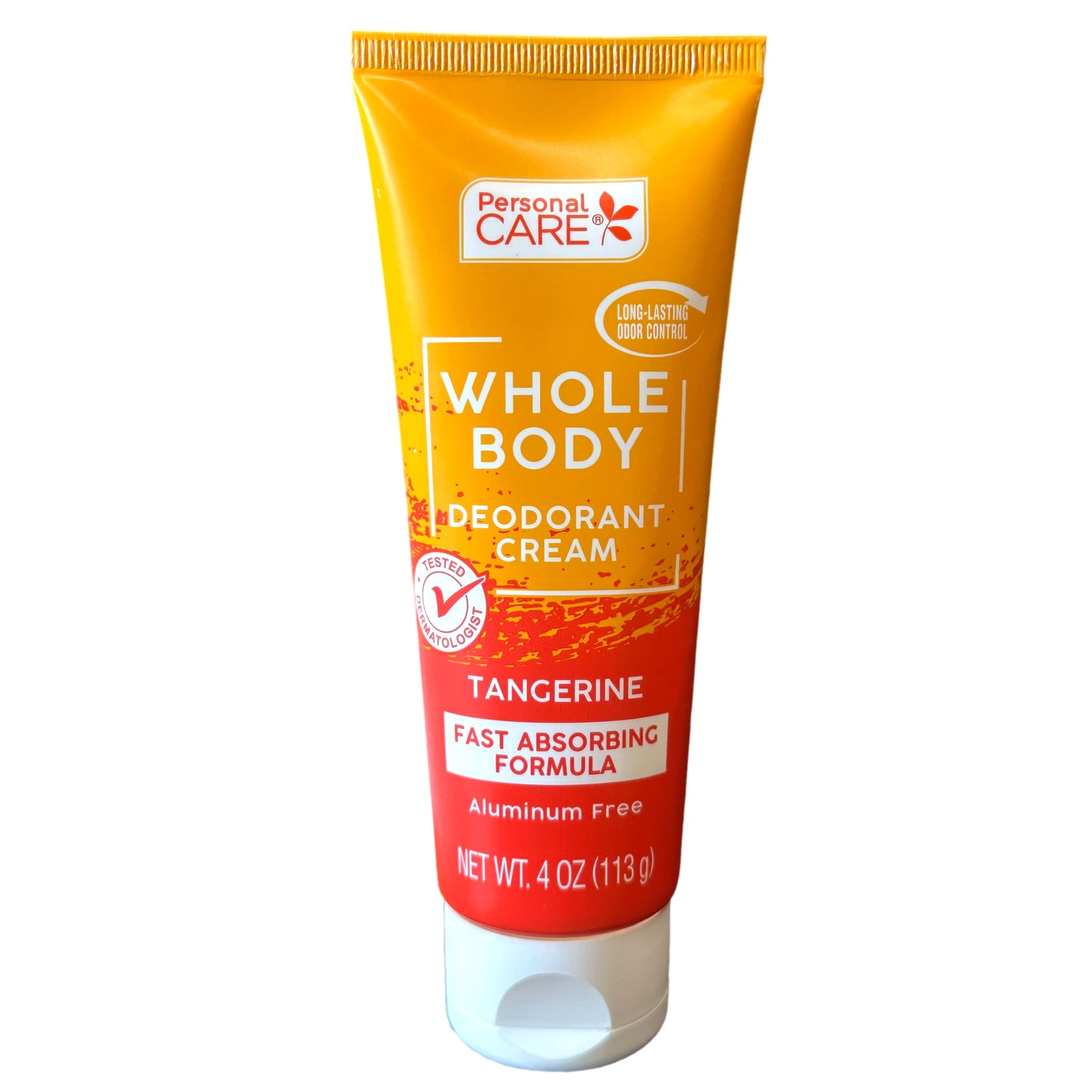 Tube of Personal Care whole body deodorant cream.
