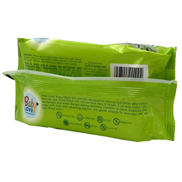 72 CT BABY WIPES WITH ALOE