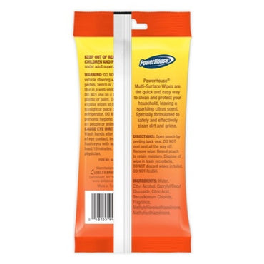 42 CT ORANGE CITRUS WIPES 5.9 X 7.9 IN SHEETS