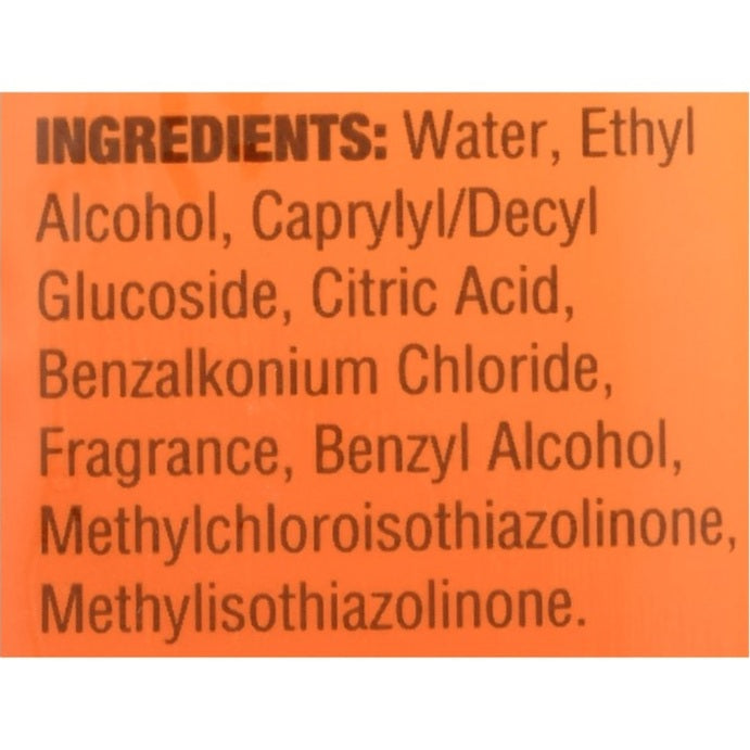 42 CT ORANGE CITRUS WIPES 5.9 X 7.9 IN SHEETS