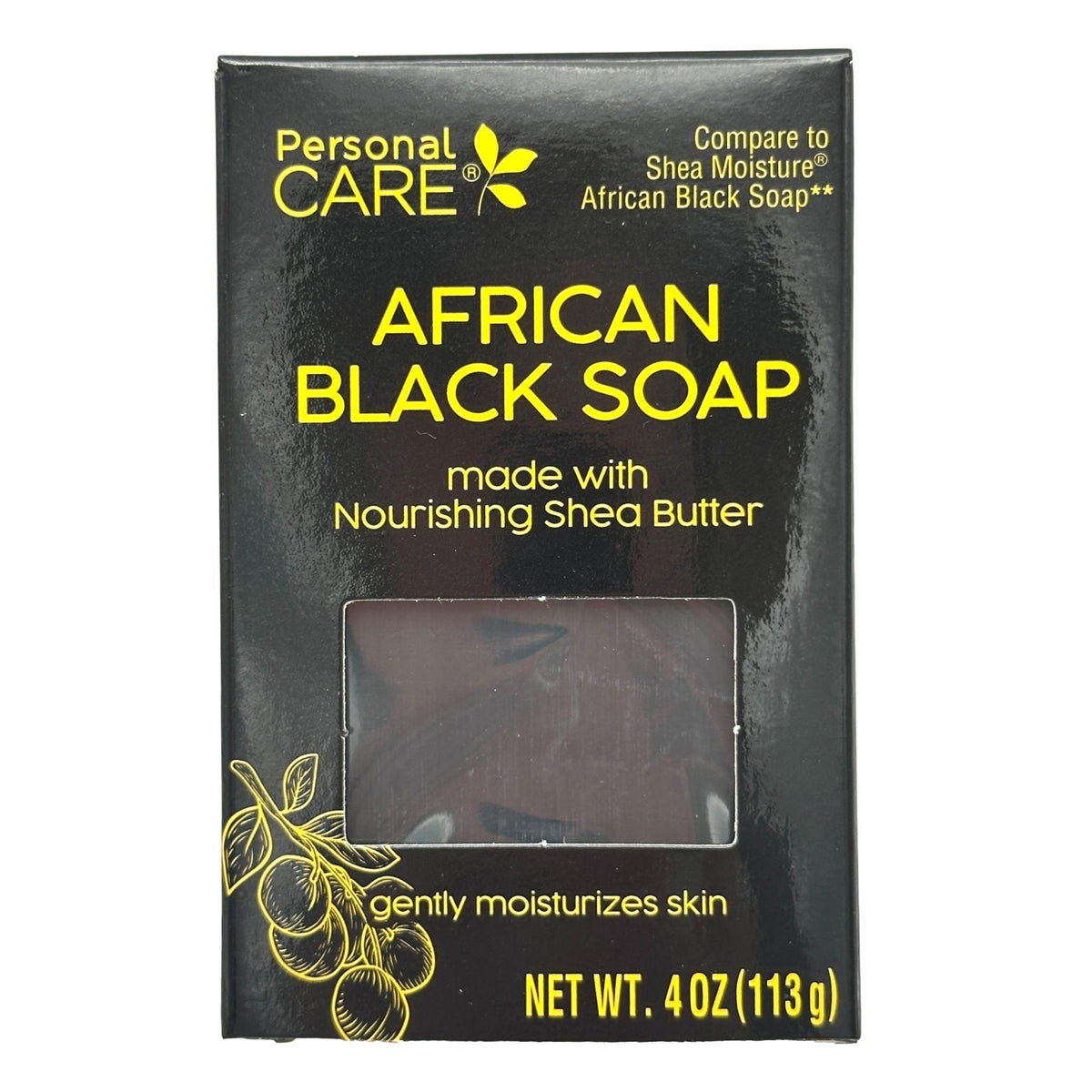 Jabón en barra negro africano de 4 oz