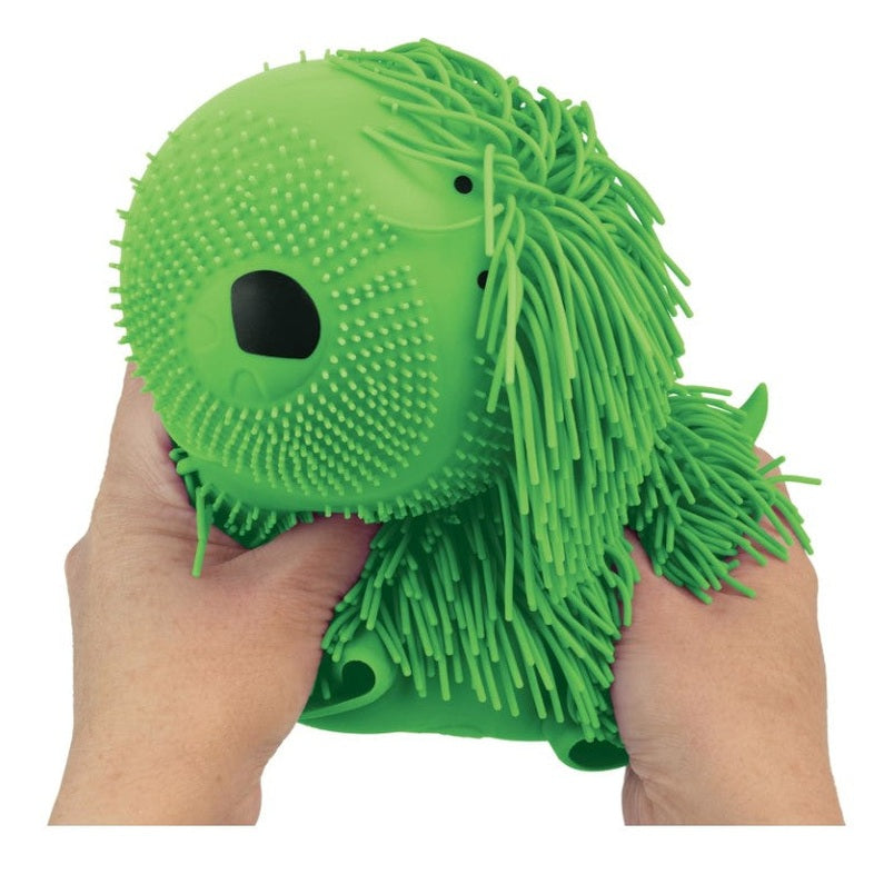 SHAGGY DOG SQUEEZE TOY ASSORTED