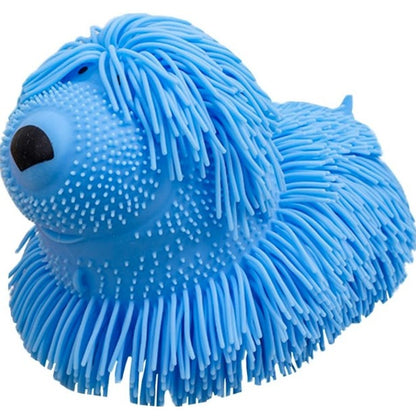 SHAGGY DOG SQUEEZE TOY ASSORTED