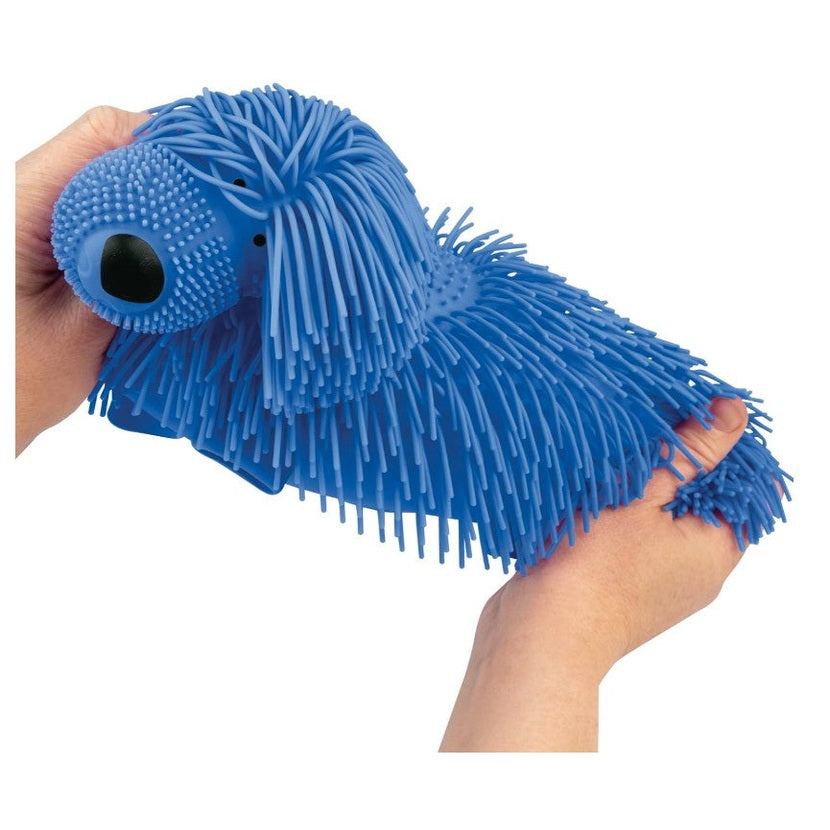 SHAGGY DOG SQUEEZE TOY ASSORTED