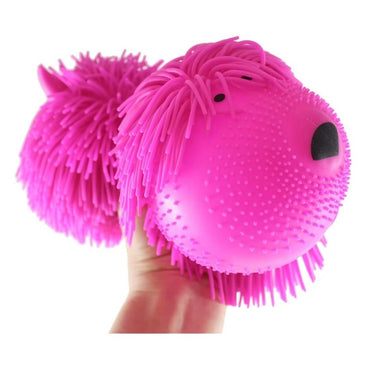SHAGGY DOG SQUEEZE TOY ASSORTED