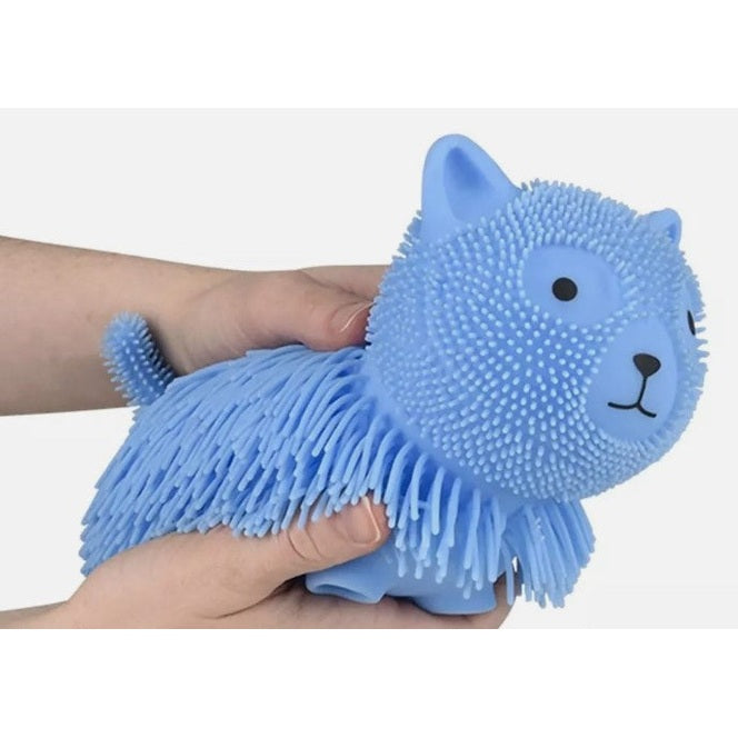 SHAGGY CAT SQUEEZE TOY ASSORTED