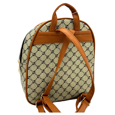 DESIGNER PRINT MINI BACKPACK ASSORTED 8.5 X 3.5 X 10.25 IN