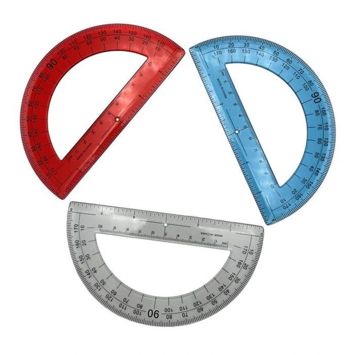 6 IN PROTRACTOR - 180 DEGREE ASSORTED