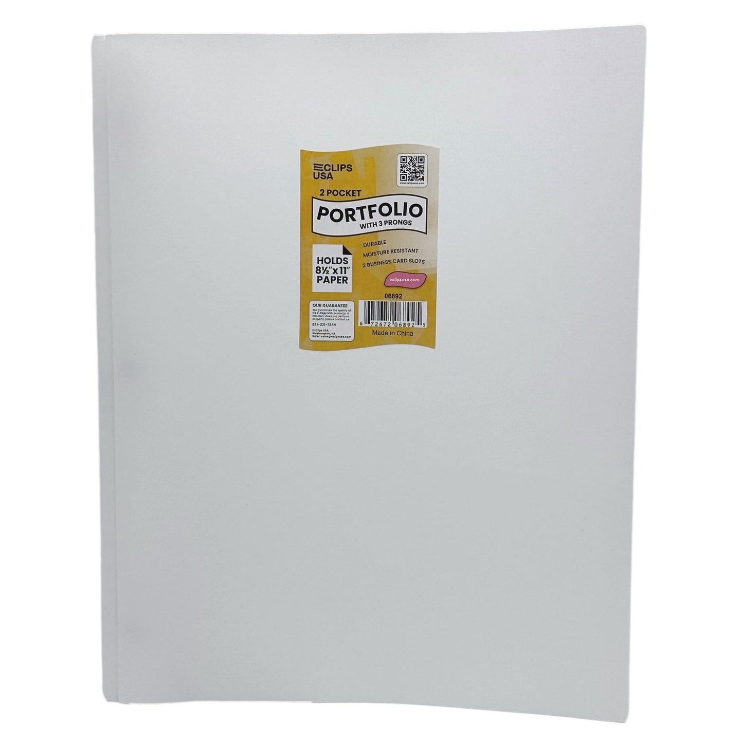 POLY 3 PRONG PORTFOLIO TWO POCKET ASSORTED