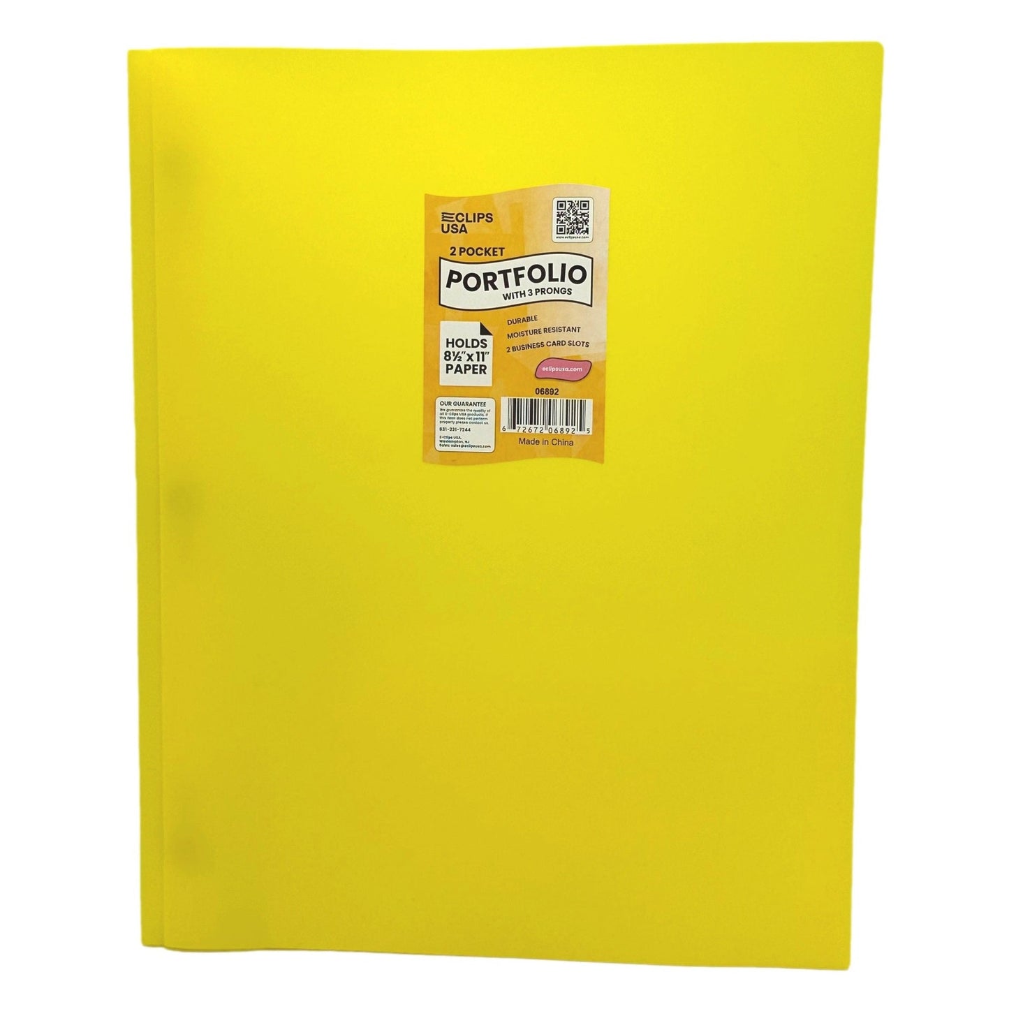 POLY 3 PRONG PORTFOLIO TWO POCKET ASSORTED