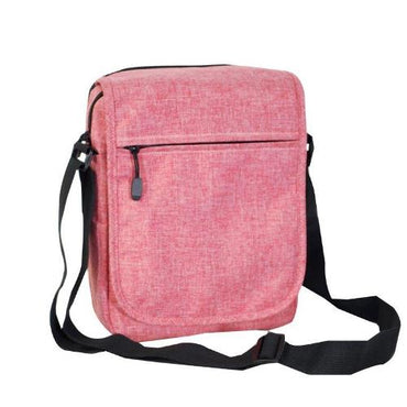 3 POCKET CROSS BODY BAG ASSORTED 11 X 8.25 X 2.5 IN