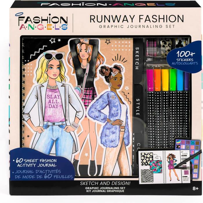 RUNWAY FASHION GRAPHIC JOURNAL SET